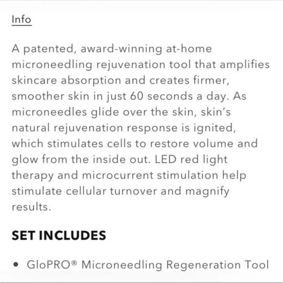 BeautyBio GloPRO Facial microneedling rejuvenation Tool - Picture 7 of 11